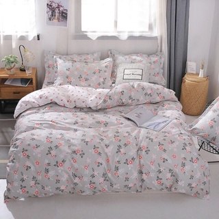Bộ Chăn Ga Gối Hoa Nhí Vitage Cotton Poly Nhập Khẩu