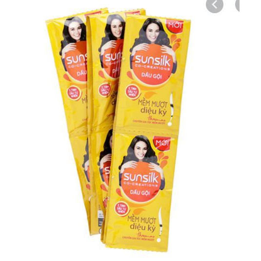 sỉ 48 gói dầu gội Sunsilk 5.8ml mềm mượt ( 4 dây )