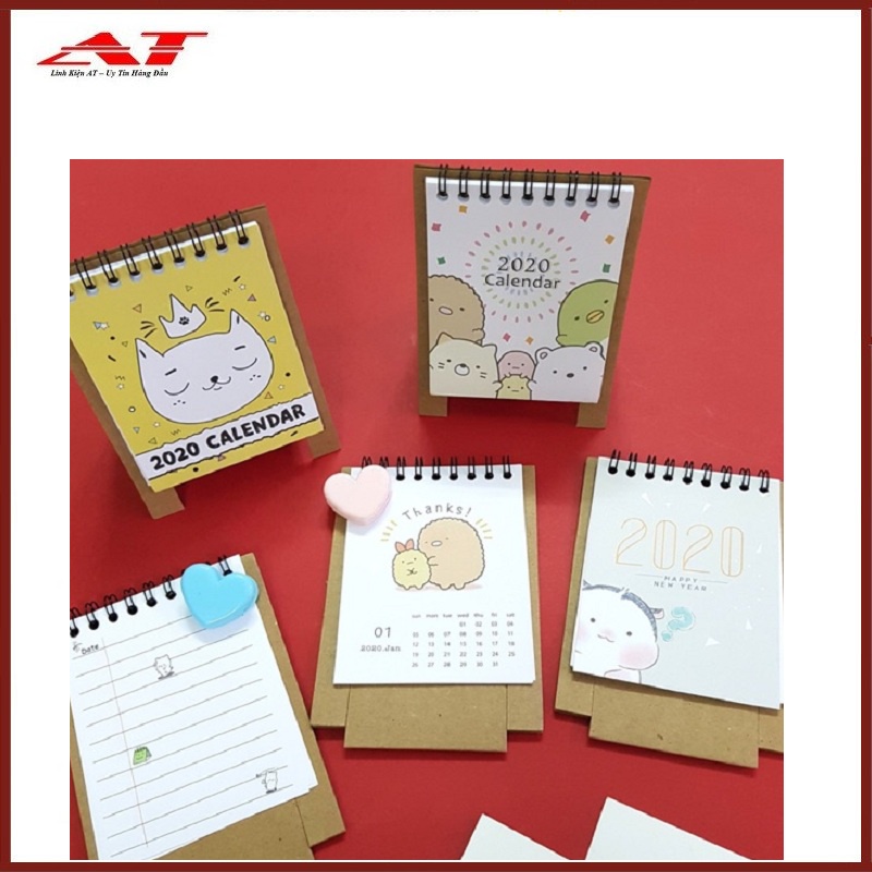 Lịch để bàn mini hình kute