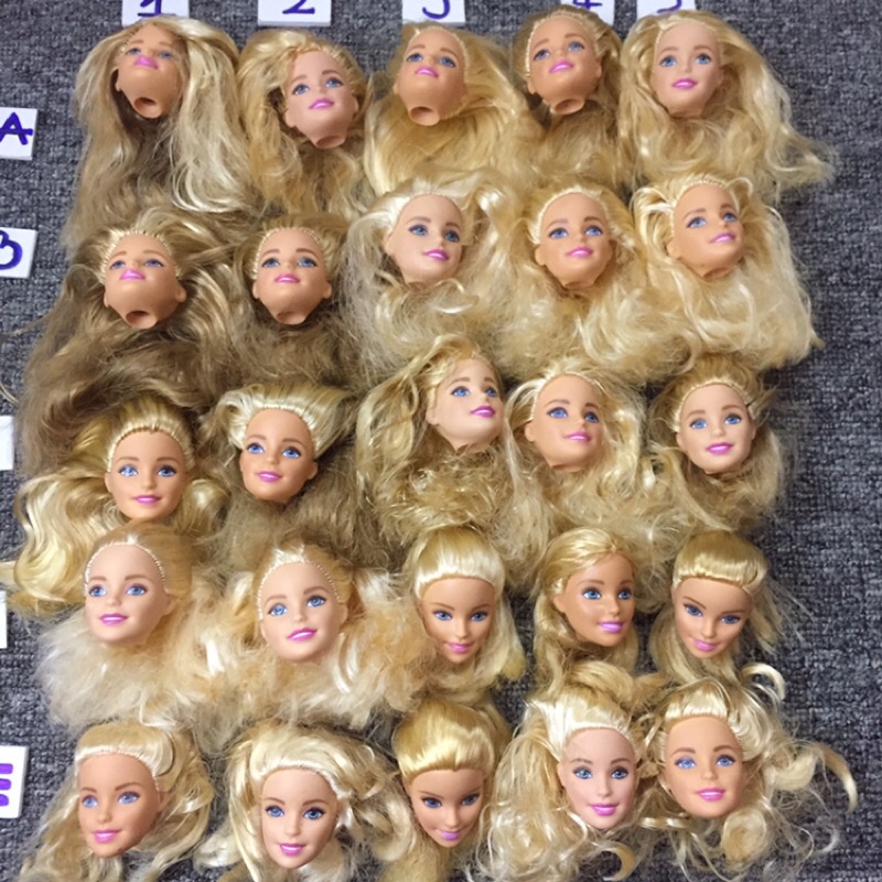 B7B-HEAD ĐẦU BÚP BÊ BARBIE XINH ĐẸP