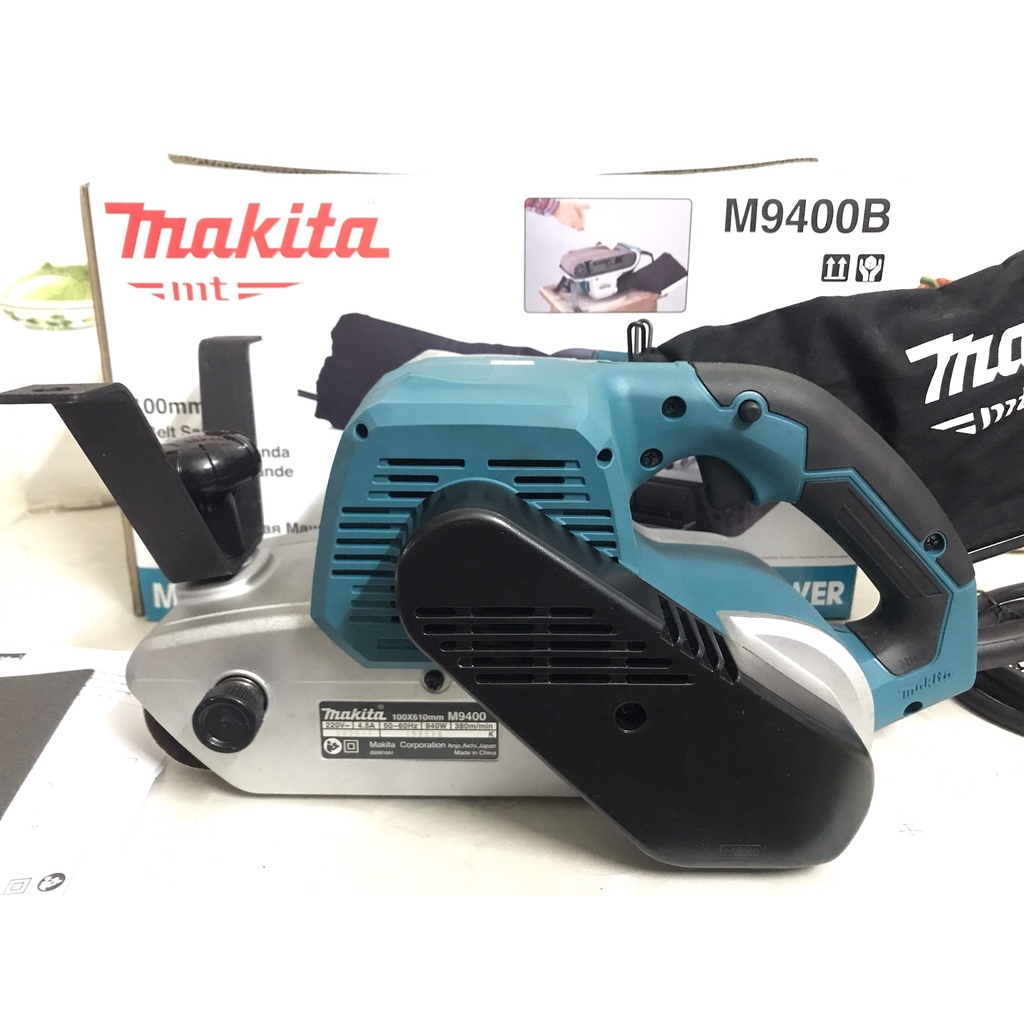 [CHÍNH HÃNG Makita] Máy chà nhám băng - Máy đánh giấy giáp tăng M9400B( cam kết hàng chuẩn 100%)