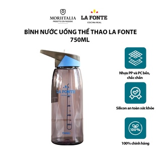 Bình nước thể thao chính hãng La Fonte 750ml Moriitalia 452218