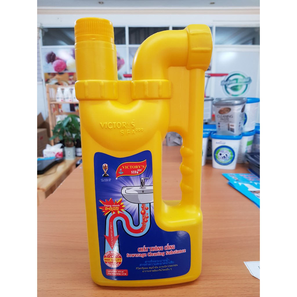 Nước thông cống Victory'S SIFA 999 siêu mạnh 850ML 'BAO THÔNG'