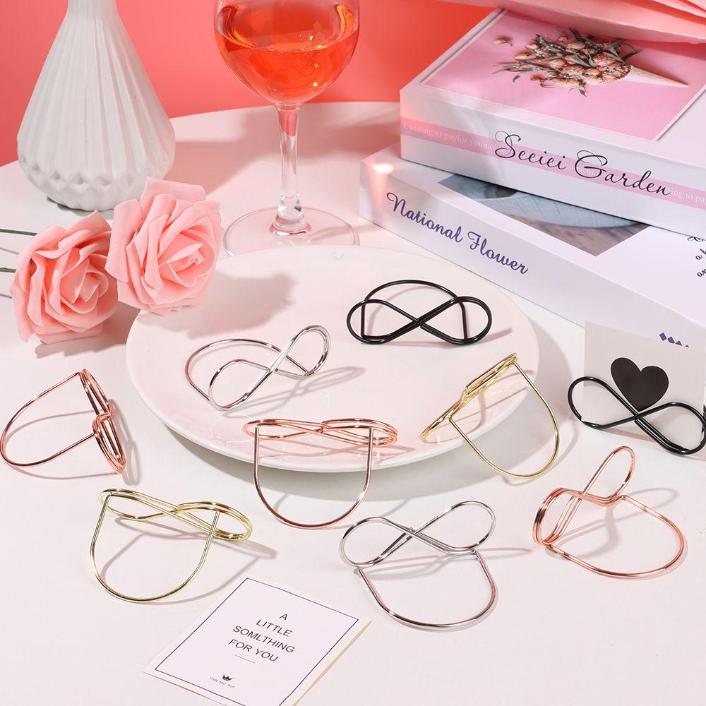 MUVAKO 1 Giá Đỡ Trưng Bày Thẻ Số Bàn Bằng Kim Loại Dùng Trang Trí Tiệc Cưới