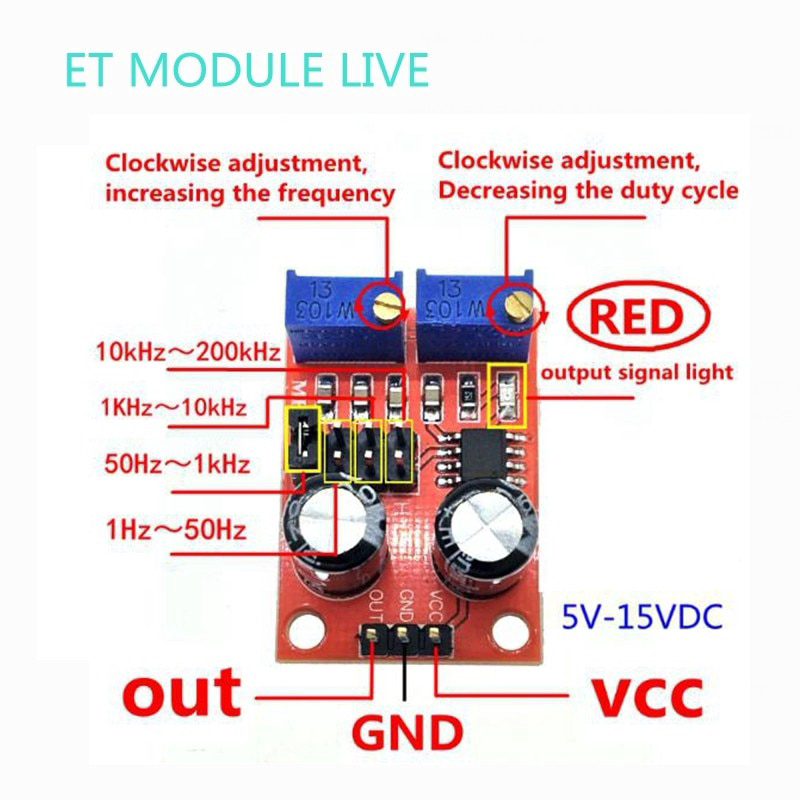 Set 5 Mô Đun Điều Khiển Động Cơ Bước Ne555