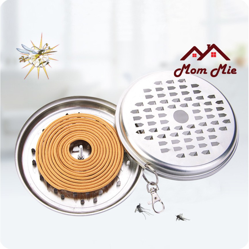 Khay để nhang muỗi có nắp đậy và treo được, an toàn, tiện lợi - I015