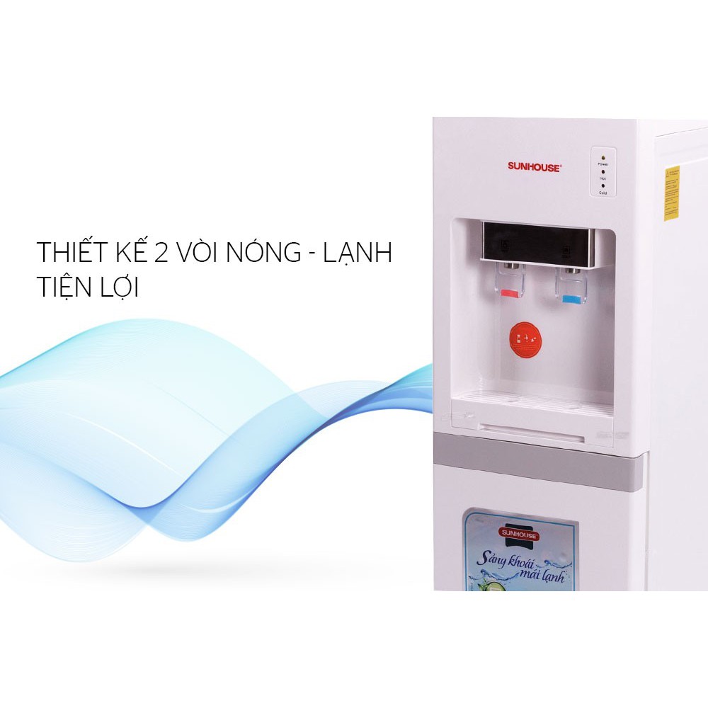 Cây nước Sunhouse nóng lạnh làm lạnh bằng Chip SHD9602