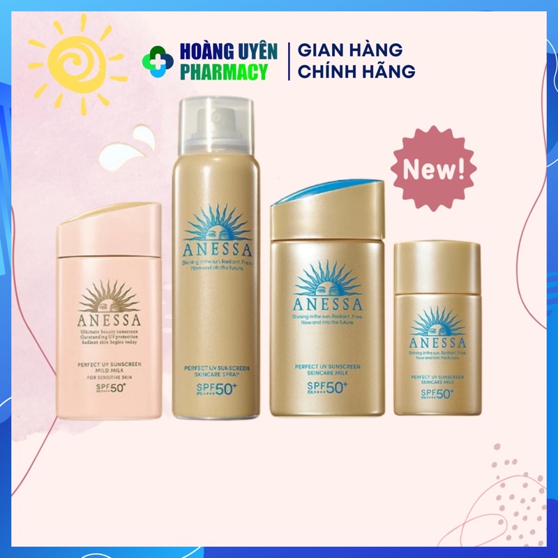Sữa chống nắng bảo vệ hoàn hảo Anessa Perfect UV Sunscreen Skincare Milk - SPF 50+, PA++++