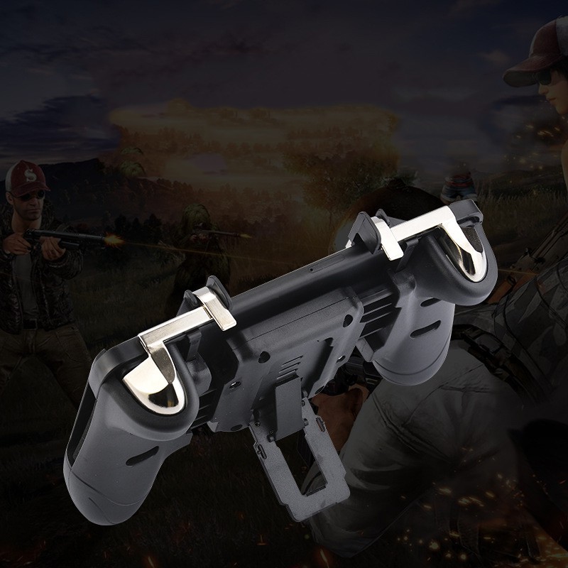 Tay cầm game nút chơi game 4 trong 1 có nút bắn cho điện thoại Pubg, Ros, Free Fire Controller độ bền cao