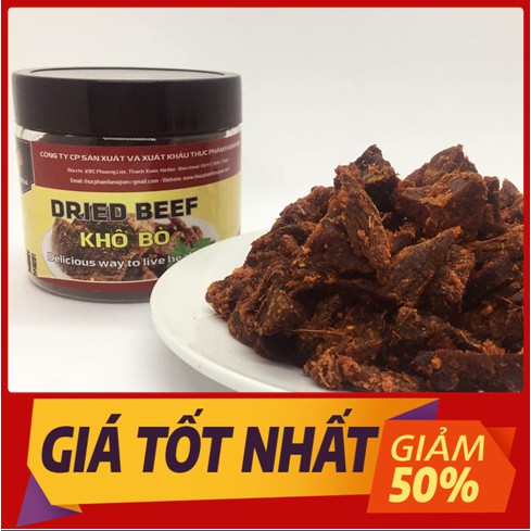 BÒ KHÔ VIÊN HỘP 200GR {GIÁ SỐC}, BÒ KHÔ XUẤT KHẨU HẢO HẠNG, CAM KẾT THỊT BÒ THẬT 100%, CÓ CHỨNG NHẬN VSATTP