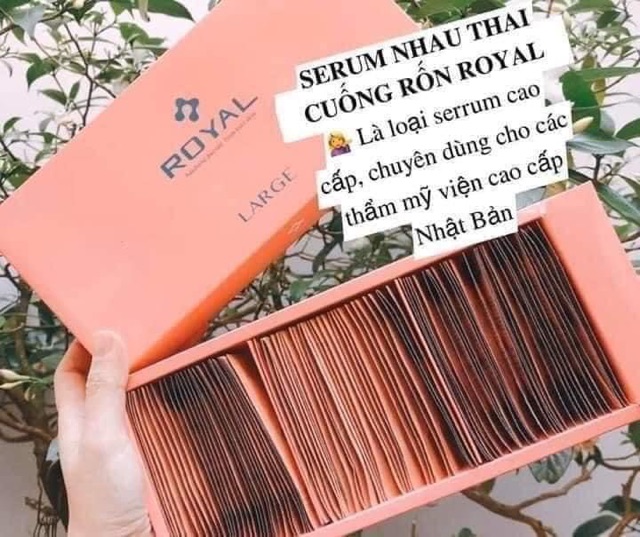 SERUM NHAU THAI CUỐNG RỐN ROYAL DƯỠNG ẨM, DƯỠNG TRẮNG, CHỐNG LÃO HOÁ