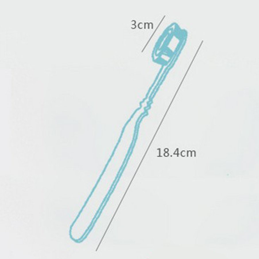 Bộ 10 bàn chải đánh răng than tre sợi lông mềm nano