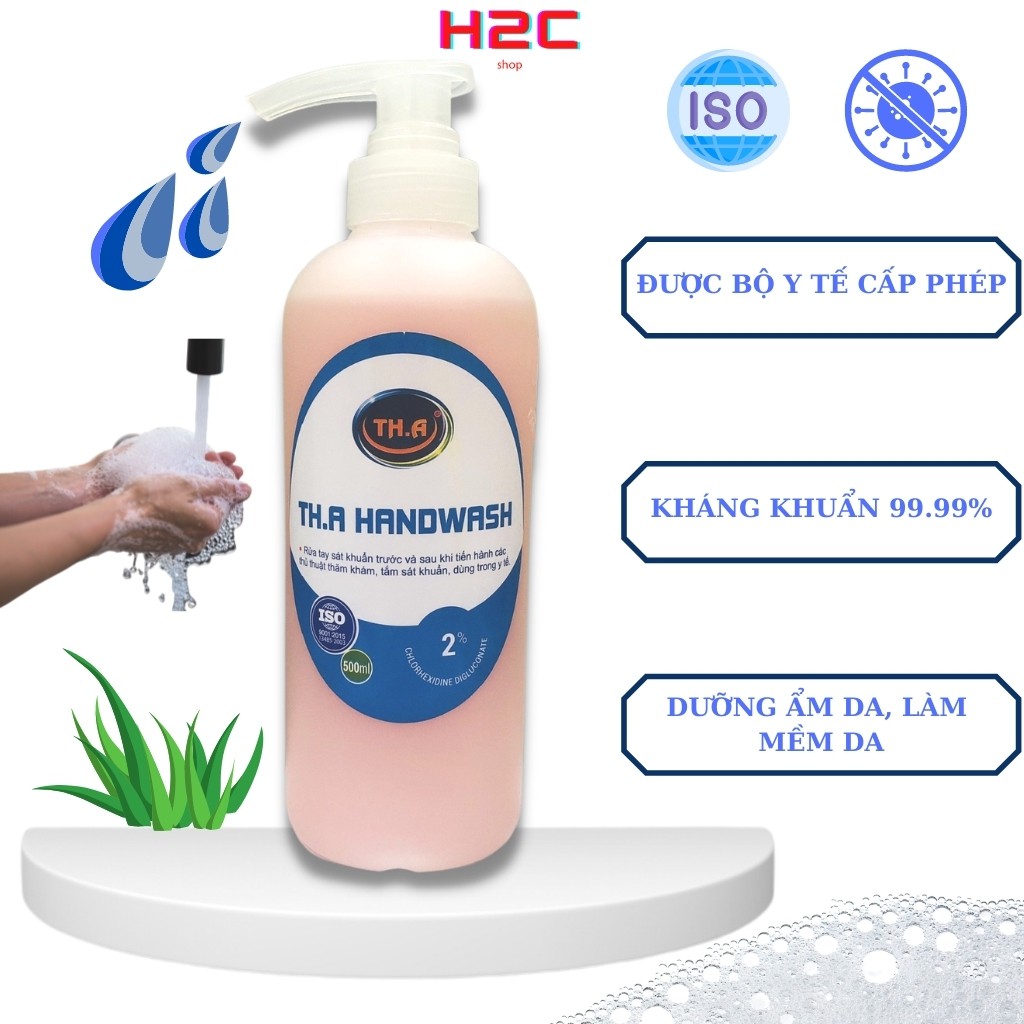 Dung dịch rửa tay phẫu thuật 2% Chlorhexidine TH.A Handwash