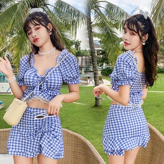 Bikini 2 Mảnh Kín Đáo (Caro) - Đồ Bơi Nữ Kiểu Đẹp