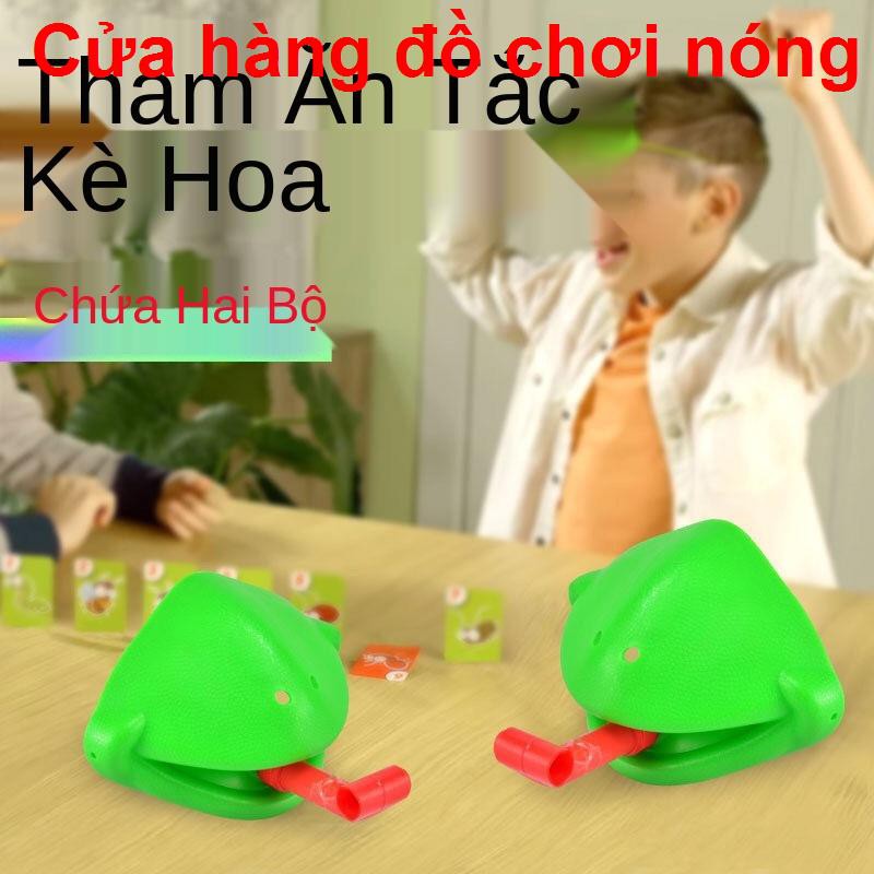 Hawang với cùng loại FROG nhổ lưỡi thăn mặt nạ Net Red Mask Creative Desktop Cha mẹ-con game unzip Đồ chơi