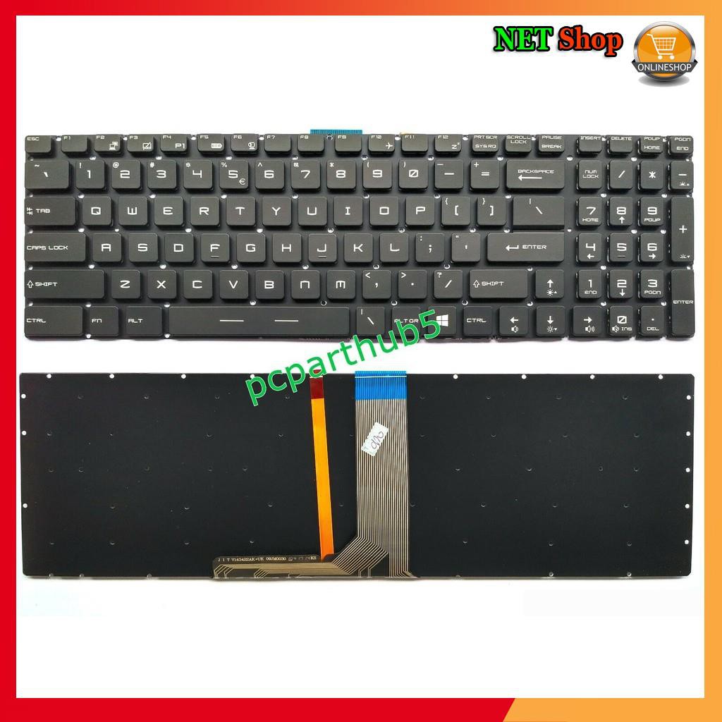 💖💖 Bàn phím Laptop MSI GE62 - Steelseries GE62 GE72 GS60 GS70 GL62 GT62 GT72 GL62 GL72 WS60 led trắn