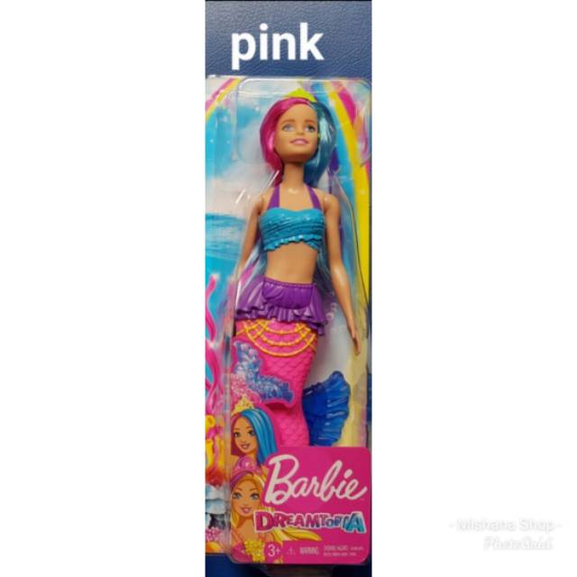 Búp Bê Barbie Hình Nàng Tiên Cá Màu Cầu Vồng Dễ Thương