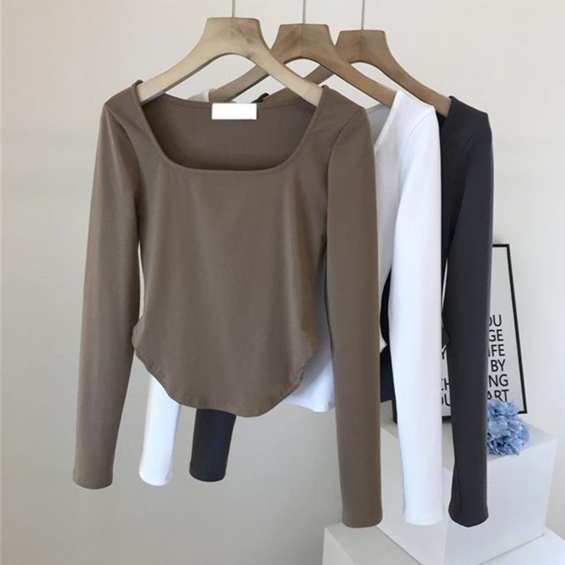 Áo thun NZN dài tay ôm dáng thời trang xuân thu cho nữ