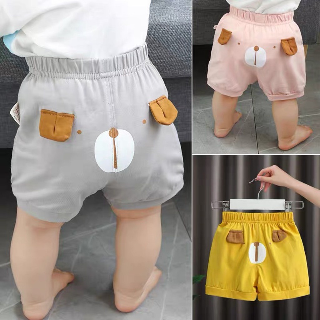 Quần Chục cho bé.chất Cotton co dãn thoáng mát thấm hút mồ hôi hình thú cưng cho bé trai bé gái từ 6-18kg_binbonkids