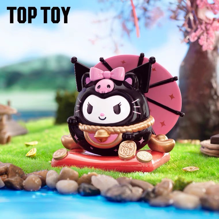 SANRIO Mô Hình Búp Bê Mèo May Mắn Dễ Thương