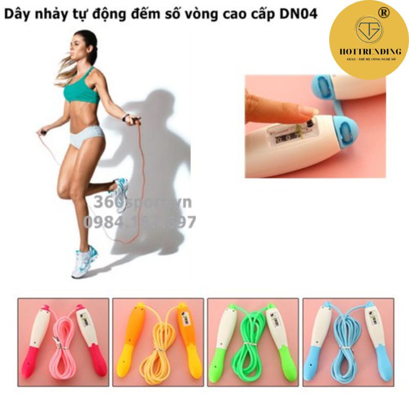 Dây nhảy thể dục tự động đếm số vòng Hot Trending