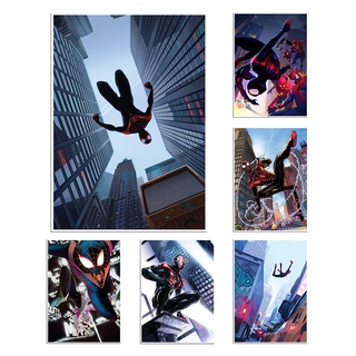 Poster Phim spider man: into the spider verse retro