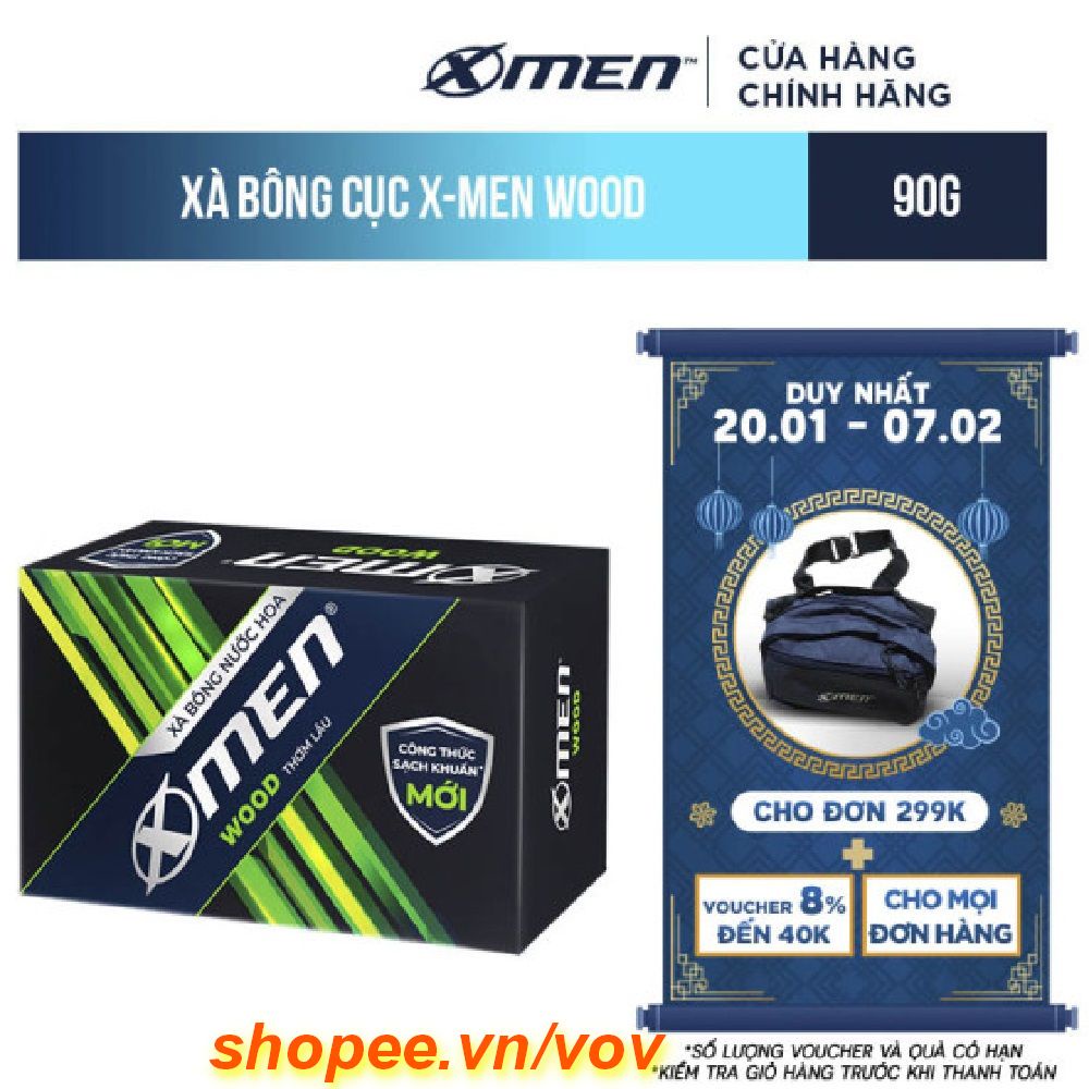 Xà bông thơm Xmen Sport Wood 90g 100% chính hãng, vov cung cấp và bảo trợ