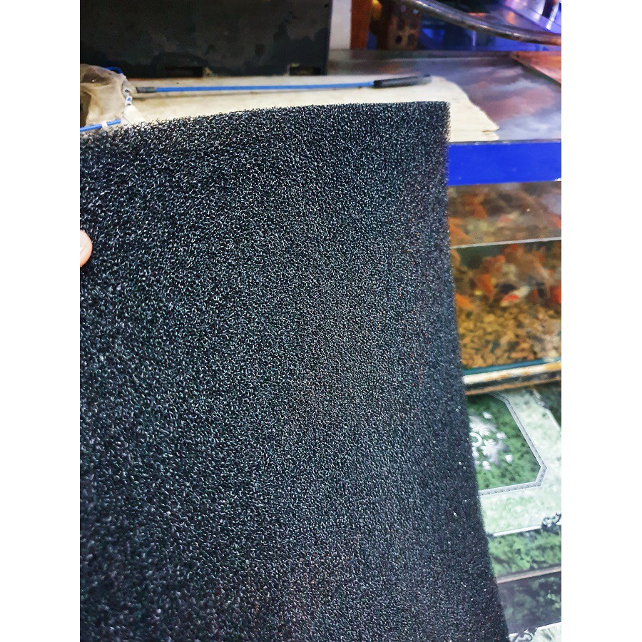 TẤM GÒN ĐEN VẬT LIỆU LỌC HỒ CÁ 60x45x5cm