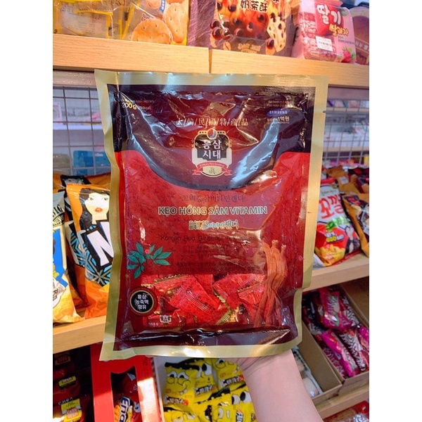 KẸO SÂM HÀN QUỐC HỒNG SÂM RED GINSENG.