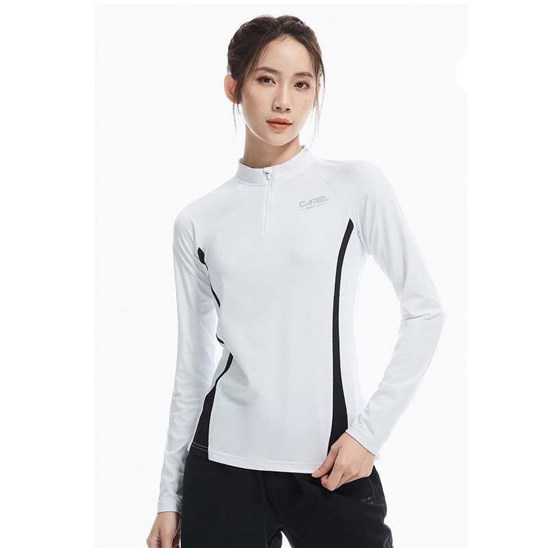 Áo thun thể thao CAMEL dài tay thoáng khí mau khô thời trang cho nữ