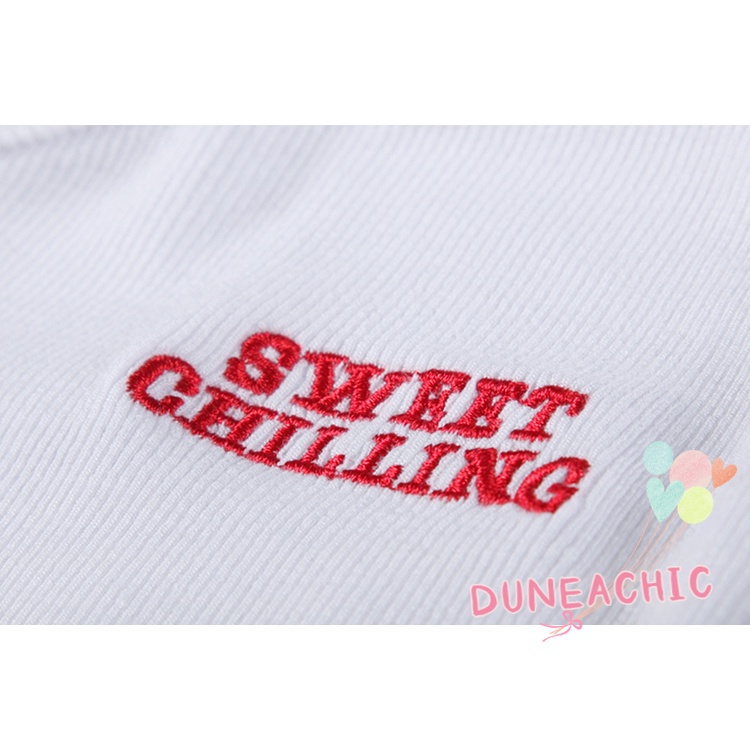 DUNEA Áo Hai Dây Hở Lưng Gợi Cảm Dành Cho Nữ