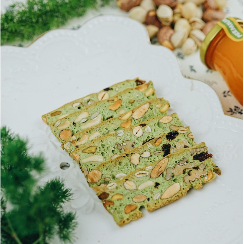 ⚡[FREESHIP 1 ĐỔI 1]⚡ Biscotti giảm cân nhanh Chon Chon Bakery vị trà xanh 150g Biscotti ăn kiêng Eat Clean Keto | BigBuy360 - bigbuy360.vn