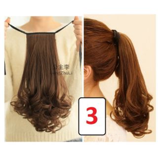 Tóc Giả Cột Xoăn Đuôi Hàn Quốc
