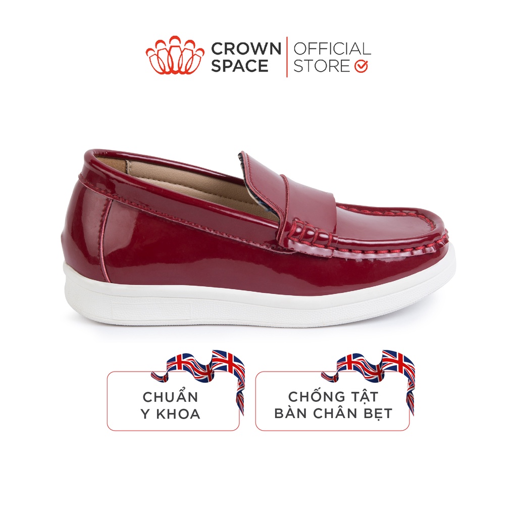 Giày Lười Loafer Crown Space Cho Bé Trai CRUK436 Size 2637