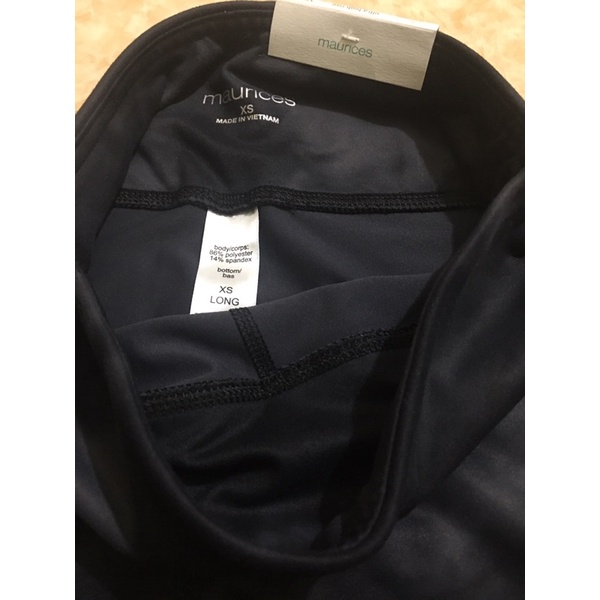 Quần Legging Maurices Cạp Cao Xuất Xịn Thể Thao, Tập GYM, Yoga Loang Màu Đen