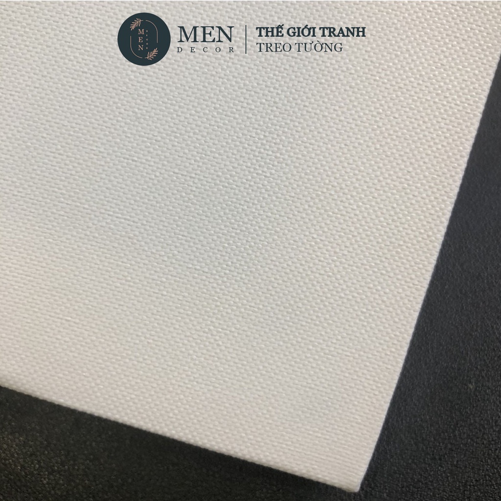 Toan vẽ tranh sơn dầu khung canvas trắng căng sẵn size lớn - MEN DECOR