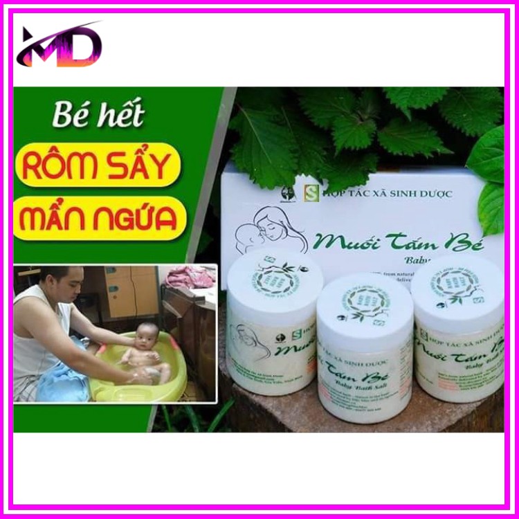 Muối Tắm bé độc mộc , Muối tắm mẹ và bé sơ sinh , hết rôm sảy, mề đay