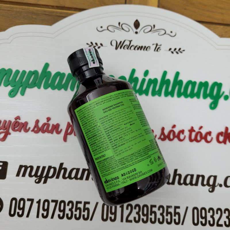 LẺ Dầu gội hoặc dầu xả Davines trường thọ renewing 250ml