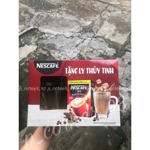 HỘP 20 gói cà phê hoà tan 3in1 đậm đà hài hoà NESCAFE