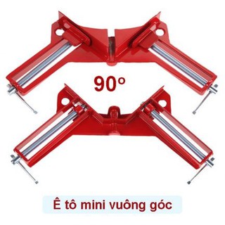 Kẹp góc vuông 90 độ mini màu đỏ dùng chế biến gỗ