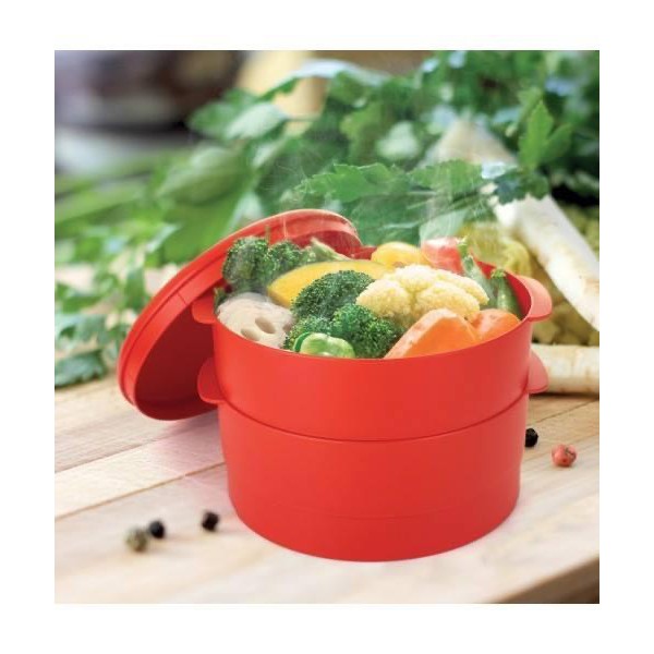 Xửng hấp Tupperware 1 2 3 Tầng Steam It - Hàng chính hãng Tupperware VN phân phối