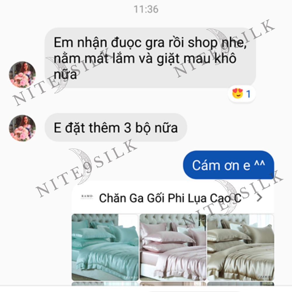 Bộ Chăn Ga Gối Lụa Cao Cấp Set 5 Món Chăn Ga Gối Lụa Thoáng Mát, Mềm Mại, Màu Xanh Mint - Nite9 Silk | BigBuy360 - bigbuy360.vn