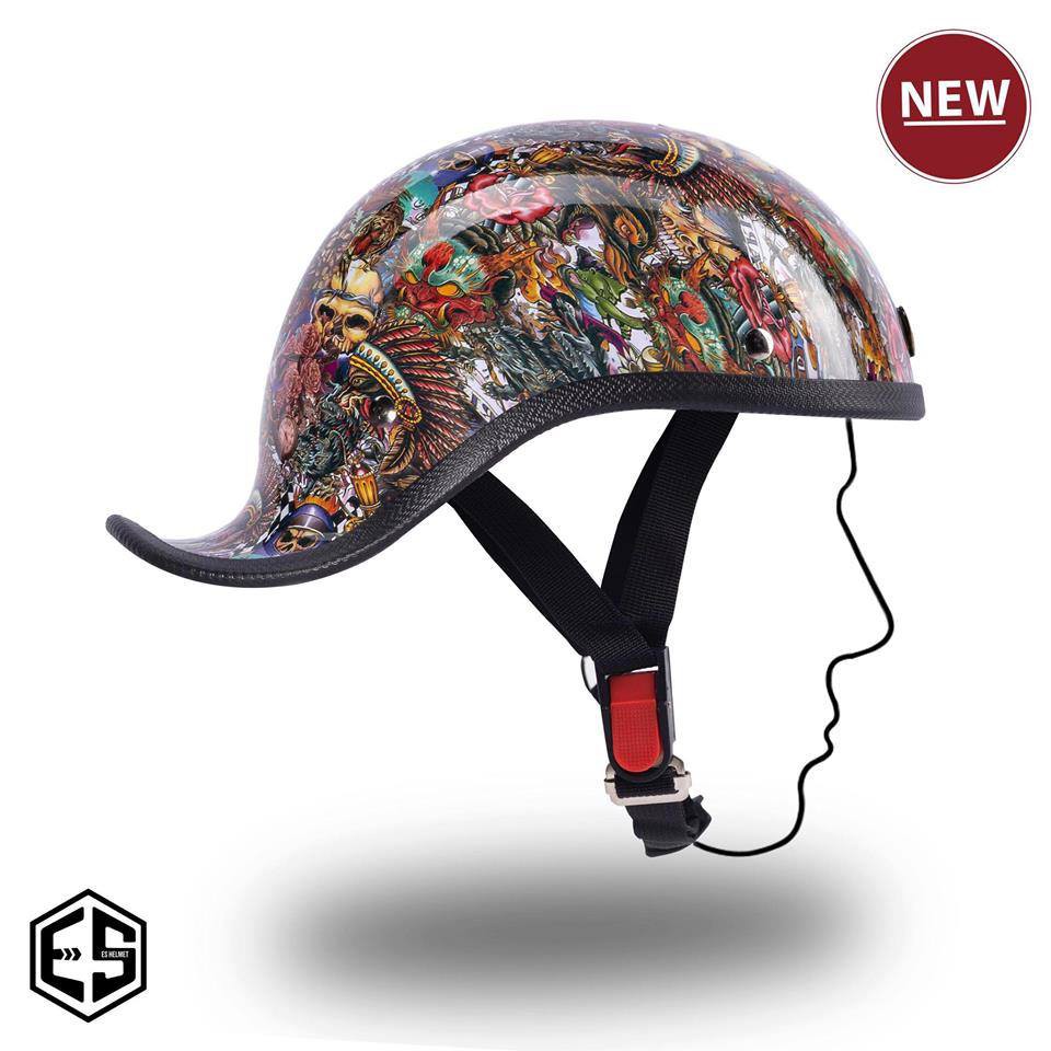 Mũ bảo hiểm 1/2 đội ngược ES Gangster