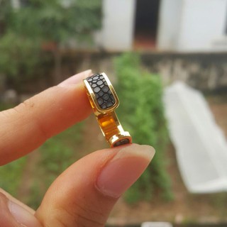 Nhẫn khảm da cá đuối