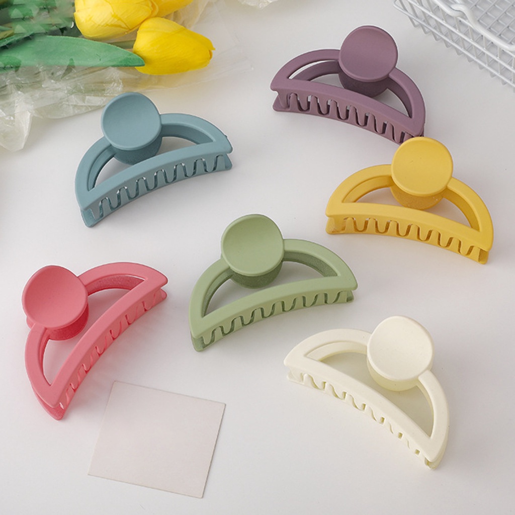 Kẹp tóc cỡ lớn màu sắc tươi sáng tùy chọn