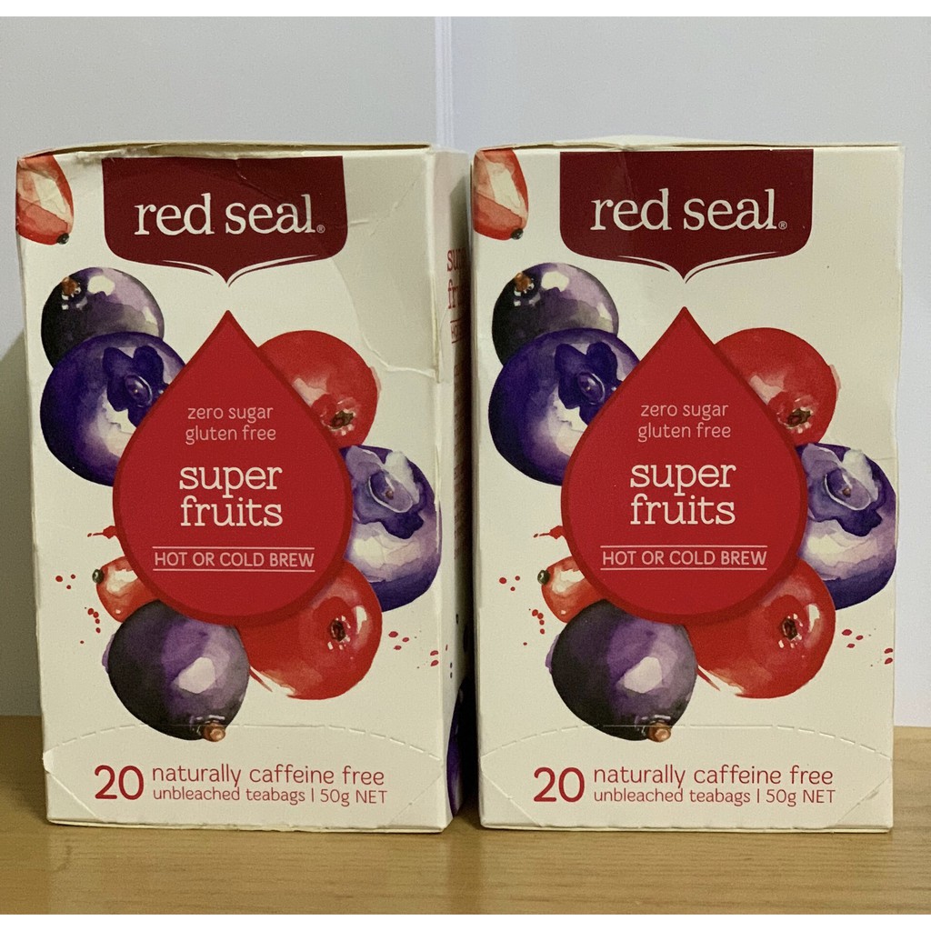 Trà trái cây red seal (Vị cam, chanh, dâu, đào, thơm,...) - Hàng Úc
