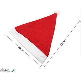 Nón Noel, Mũ Noel Giáng Sinh Cho Người Lớn Và Trẻ Em Chất Vải Nỉ Có Đèn Led Phát Sáng