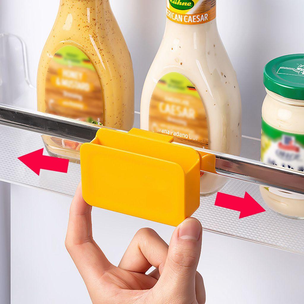 Hộp Đựng Đồ Mini Bằng Nhựa ABS Màu Trơn Tháo Rời Được Tiện Lợi Dành Cho Tủ Lạnh