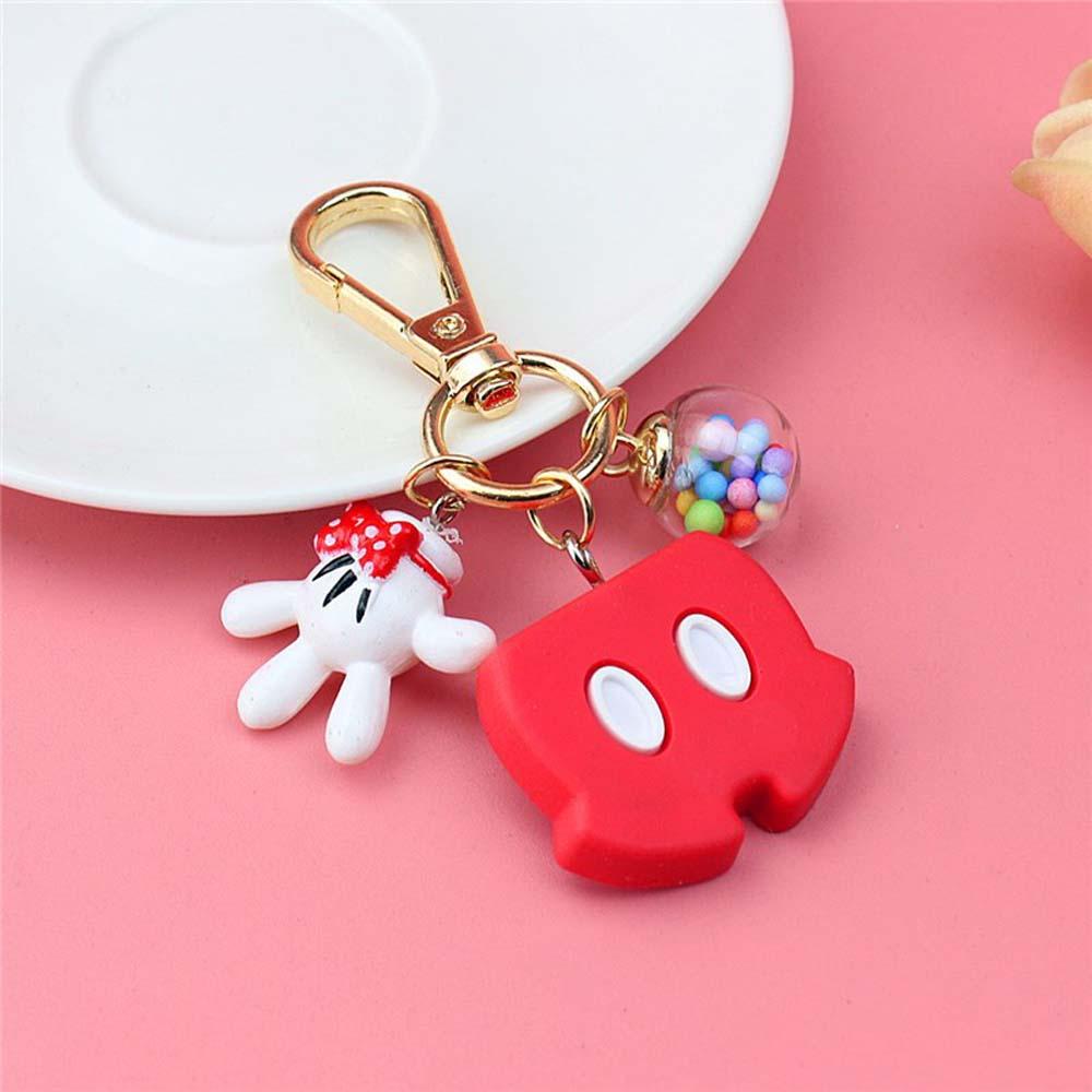 LANFY Móc Khóa Hình Chuột Mickey Hoạt Hình Đáng Yêu