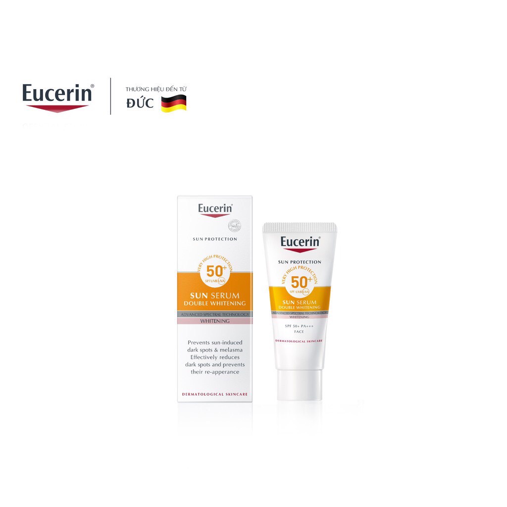 Minisize Eucerin Tinh Chất Chống Nắng Giúp Dưỡng Trắng Da EucerinSun Serum Double Whitening SPF 50+ 7ml